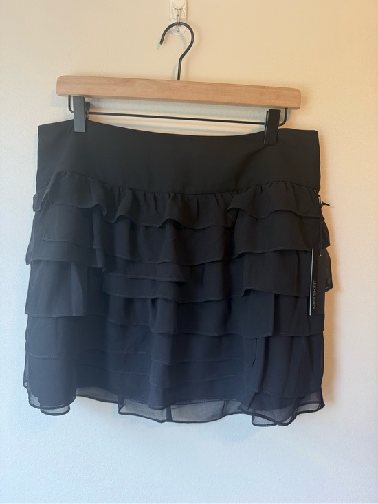 Express Dresses & Skirts - Express Design Studio Woman’s Ruffle Black Mini Skirt | Size 10 NWT